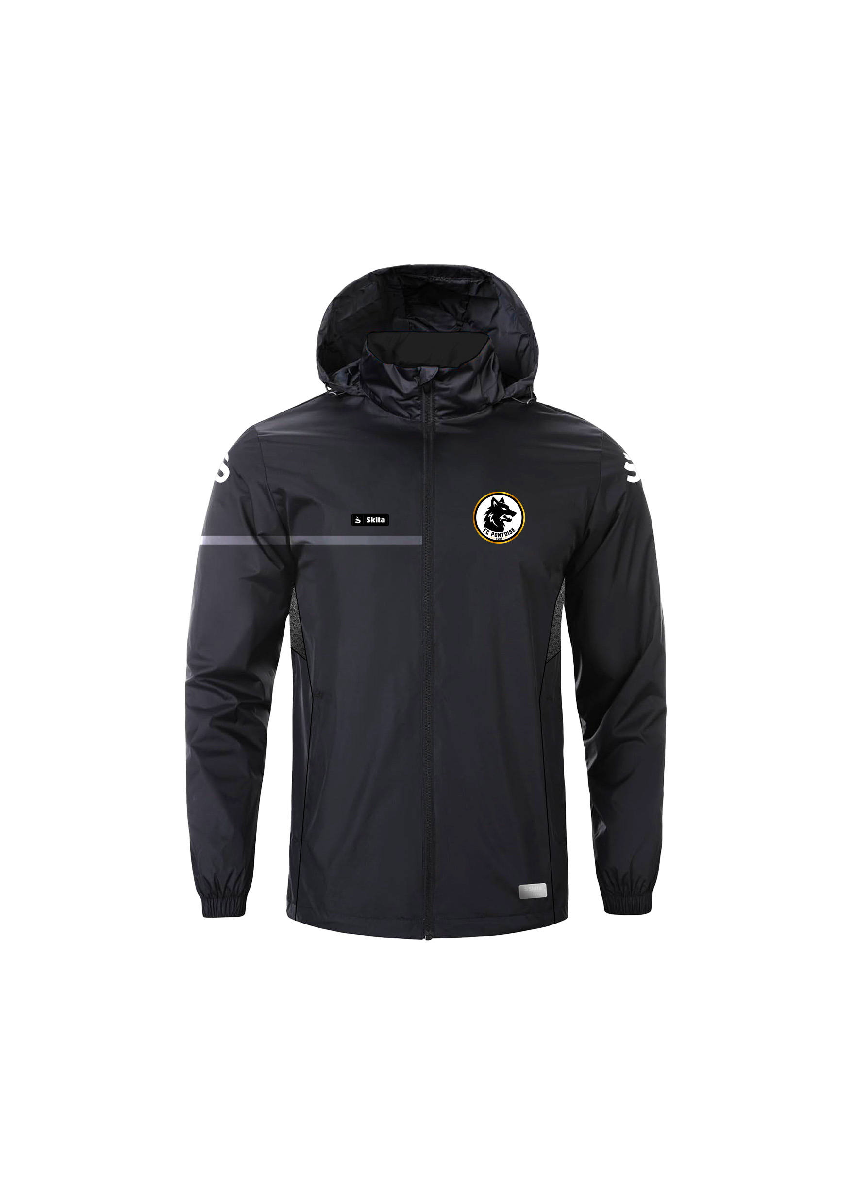 Coupe-vent SKITA&rsquo;TECH noir (FC PONTOISE)